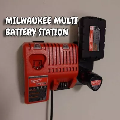 Detachable Wall Mount For Milwaukee M18 M12 Charger 48-59-1812 - 3D Printed • $23.98