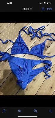 Wicked Weasel Bikini Blue Size Small Medium • $50