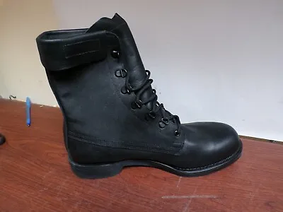 Vintage 1982 Addison Shoe Company Black Combat Military Boots 71709 Mens Sz 11 • $49