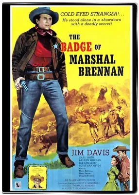 The Badge Of Marshal Brennan 1957 DVD Jim Davis Lee Van Cleef Arleen Whelan • $12