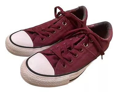 $14.99 • Buy Converse All Star Low Top Sneaker Madison Canvas Burgundy 561739F Women’s 8