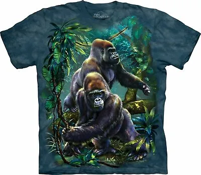 The Mountain Gorilla Jungle King Kong Primate Silverback Ape Monkey Shirt S • $29.71