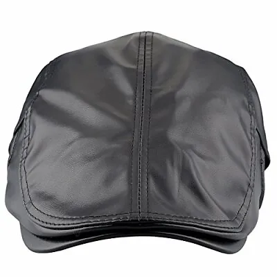 Squaregarden Flat Caps For Men Beret Leather Hat Cabbie Gatsby Newsboy Cap I... • $27.41