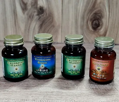 Lot Of 4 Healthforce Superfoods 20g Chlorella Manna MacaForce Vitamineral Green • $28