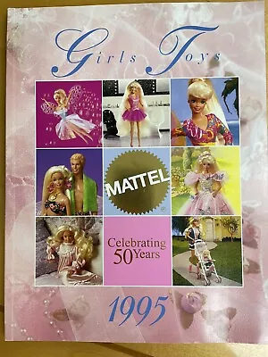 Vintage 1995 Mattel Girls Toys Sales Catalog Barbie Polly Pocket Princess Bride • $45