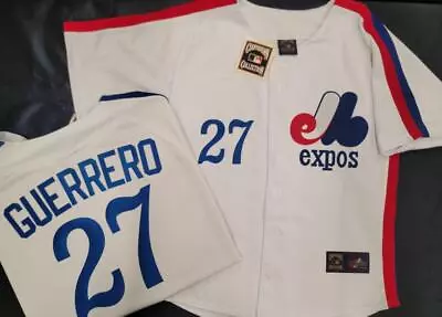 30328 Cooperstown MONTREAL EXPOS Authentic Throwback Vintage Baseball JERSEY WHT • $119.99
