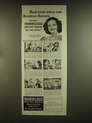 1939 Richard Hudnut Marvelous Matched Makeup Advertisement - Rochelle Hudson • $19.99