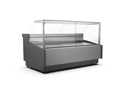 £2850 • Buy 2m Serve Over Counter Meat Display Dynamic Cooling Black Chiller Deli Fridge