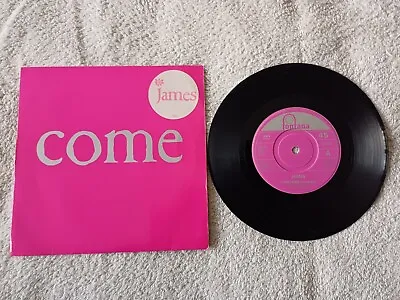 Plays Vg/vg+ James 7  Come Home/dreamingup Tomrrow 1990 Sleeve Ex-labels Ex • £7.95