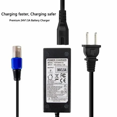 New 36V 36 Vlot Electric Scooter Battery Charger For X-Treme X-600 • $17.98