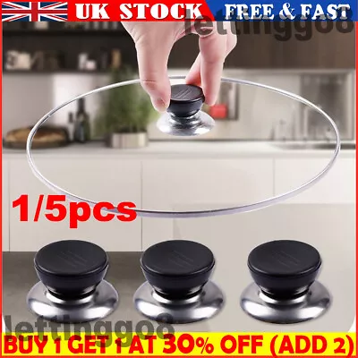£4.06 • Buy 5Pcs Pan Lid Handle Replacement Cookware Saucepan Pot Hand Grip Knobs Kitchen