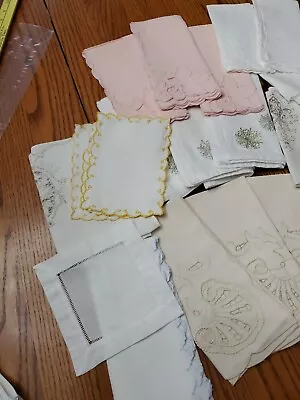 Vintage ~Lot Of 20 ~Luncheon Dinner Napkins Coasters~ Various Designs • $12.99