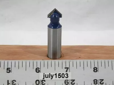 (1) NEW  1/2  D 90 Degree V-groove Angle Sign Bevel Carbide Tip Router Bit C4 • $10.90