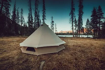 WHITEDUCK Regatta Canvas Bell Tent 8' - Waterproof Glamping Camping Lightweight • $450