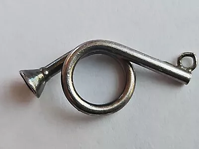 Sterling Silver ENGLISH FOX Hunting Horn Charm ~ From MOM Born In 1933 ~VINTAGE • $12.99