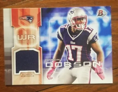 Aaron Dobson 2014 Bowman Relic Jersey Football Card • $1.50