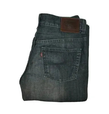 Levis 503 Bootcut Denim Jeans Size 32 Grey Stretch Hemmed  • $32.50