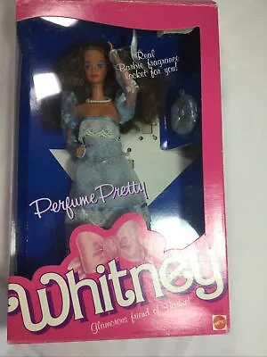 Vintage 1987 BARBIE Perfume Pretty Whitney Barbie Doll In Box W Locket • $36