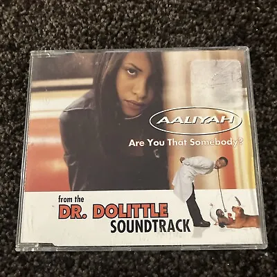 Aaliyah Are You That Somebody CD Single WEA International 1998 • $5.99