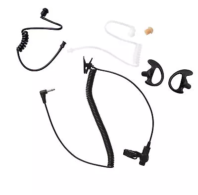 Acoustic Tube Listen Only Earpiece For Motorola Kenwood Speaker Mic Extr Earmold • $12.90