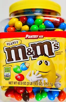 Mars M&M's Peanut Chocolate Candies Pantry-Size 62 Ounce • $30.58