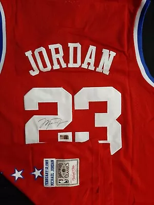 Michael Jordan M&n Chicago Bulls All-star #23 Signed Jersey Hologram Validation • $499.99