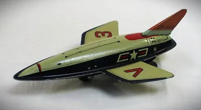 Vintage Tin V3 Rocket  Friction  By HAJI  Made In Japan • $225