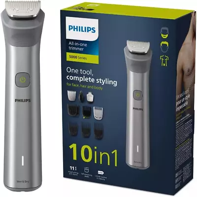 Philips All-In-One Series 5000 10-In-1 Face Hair And Body Trimmer MG5920/15 • $157.95