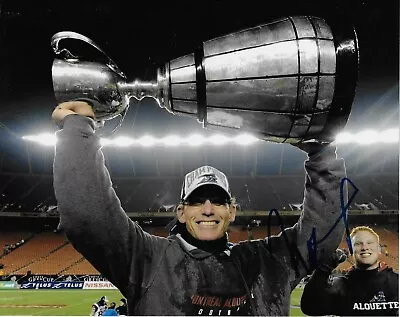 Autographed Montreal Alouettes Marc Trestman 8x10 Grey Cup Photo Original • $19.99