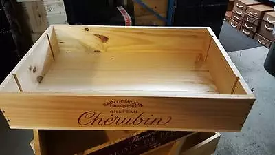 £13.95 • Buy Flat Half Size Genuine French Wooden Wine Crate Box - Hamper Storage Planter '