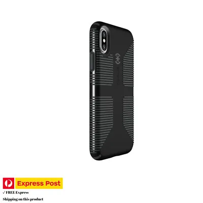 $32.95 • Buy Genuine Speck Candyshell GRIP Phone Case IPhone X/Xs - Black/Grey - Express Post