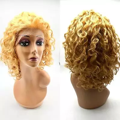 Remy Human Hair Lace Front Wig '500' (curly) 15  Long • $83.99
