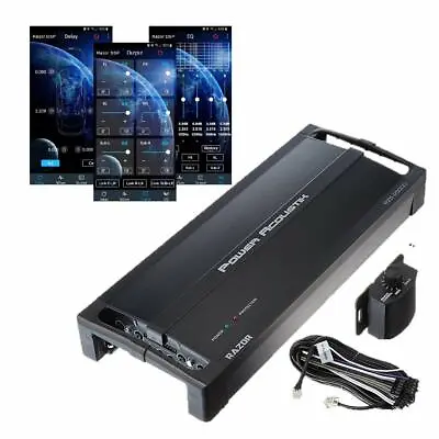 Power Acoustik Rz5-2500dspb Dsp Bluetooth 2500 Watt 5 Channel Car Amplifier Amp • $159