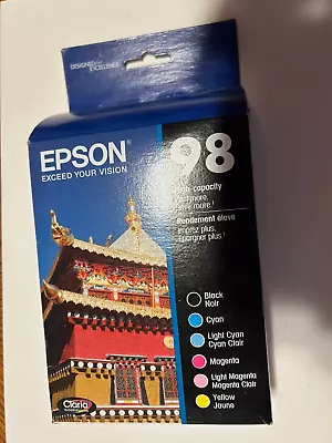 Epson Claria 98 Ink Cartridges  6 Pack Black/Cyan/Yellow/Magenta Use Date 2 2025 • $30