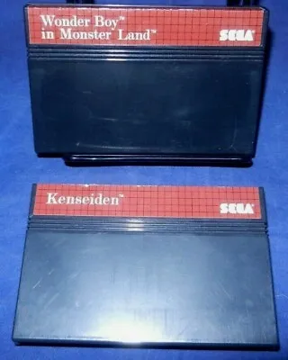 Sega Master System; Kenseiden Wonder Boy In Monster Land Authentic VG Tested • $72