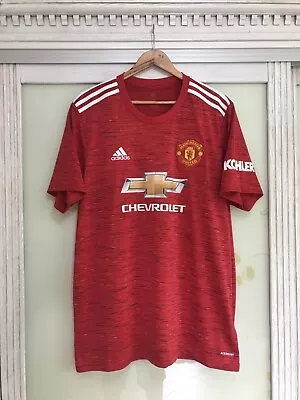 Manchester United 2020-2021 Home Soccer Jersey Football Kit Size XL • $40