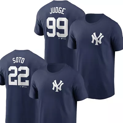 HOT - Juan Soto Aaron Judge New York Yankees Player Name & Number T-Shirt • $32.99