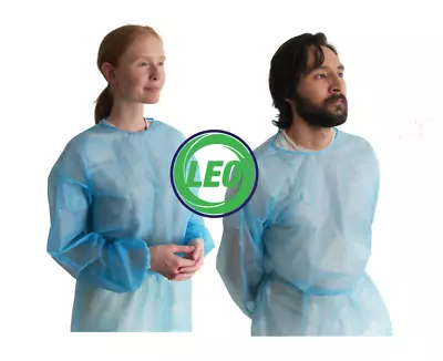 PPE Disposable Fluid Resistant Isolation Gowns 10pc/30pc Protective Medical Gown • $13