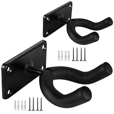 Guitar Wall Mount Guitar Hangers For Wall Upgraded Version Guitar Wall Hang... • $12.03