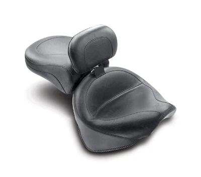 $995 • Buy Mustang 2-Piece Wide Touring Seat With DBR 2000-2011 Yamaha V-Star 1100 Classic