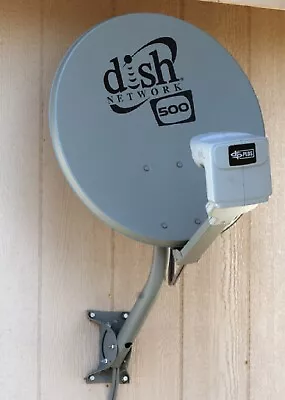 $104.49 • Buy Dish Network Satellite 500 KIT Pro Twin LNB Antenna 110 119 DP LNBF DishPro Plus