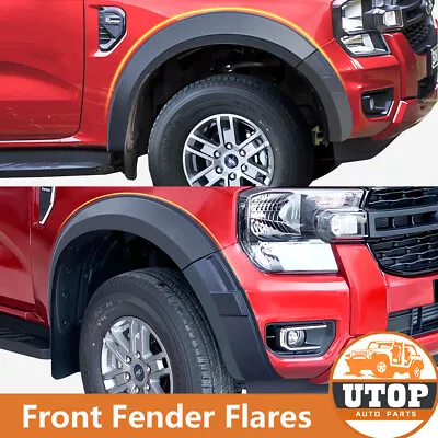 For Ford Ranger Next-Gen Front Fender Flares Wheel Arch Cover 2023 2024 Dual Cab • $179