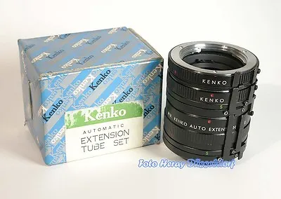 Kenko Extension Tube Set Of 3 36 20 12mm F Minolta X-700 XD-7 Top Ware 01009 • £40.78