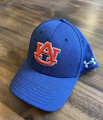 Under Armour UA Auburn University Tigers Embroidered Cap/Hat - Navy - SM/MD • $13.02