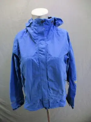 Mountain Hardwear Size S Womens Blue Hooded GoreTex Lined Rain Jacket 7BL279 • $22.49