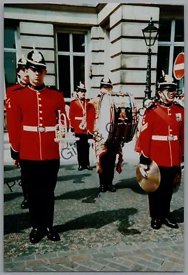 Military Photograph Queens Lancashire Regiment Bandsmen With Instruments • £3.50