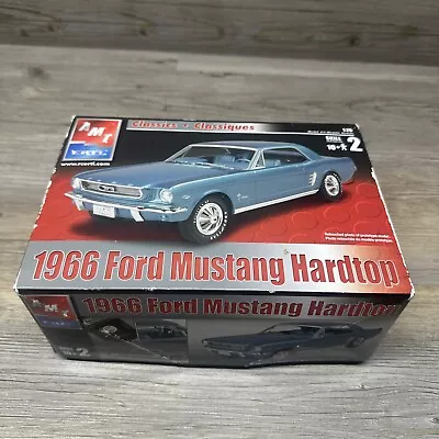 OPEN BOX Complete 1966 FORD Mustang Hardtop 1/25 Scale AMT Model Made In 2004 • $39.99