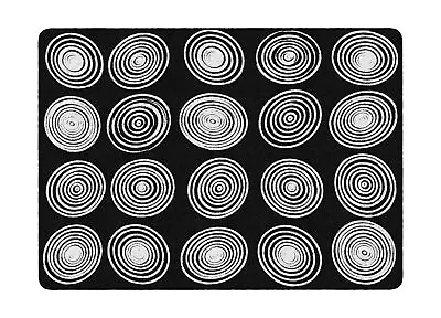 Flagship Carpets Circles Abstract Educational Area Rug For Kids Room Seating ... • $223.46