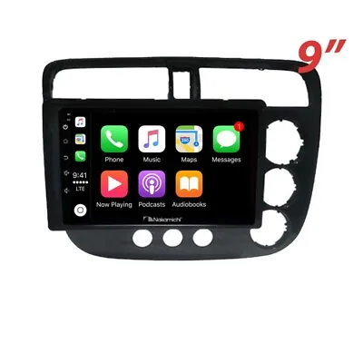 9  Wireless CarPlay Android Auto Nakamichi BT For Honda Civic 2000-2005 Sedan SO • $1199