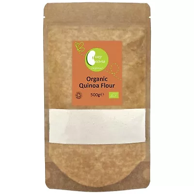 Organic Quinoa Flour -Certified Organic- By Busy Beans Organic (500g) • £9.40